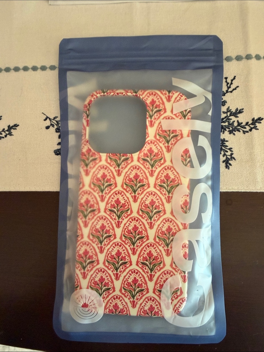 Floral Pink Pattern Phone Case - Compatible iPhone 16 Pro New in Sealed Bag